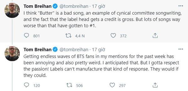 Người chỉ trích BTS và ARMY khiến BXH nhạc Pop trở nên vô dụng thừa nhận sai lầm-6