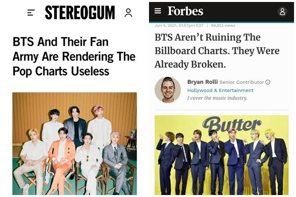 Người chỉ trích BTS và ARMY khiến BXH nhạc Pop trở nên vô dụng thừa nhận sai lầm