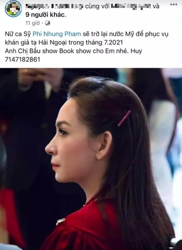 Phi Nhung comeback nước Mỹ: Ông nói về diễn show, bà bảo thăm con gái-3
