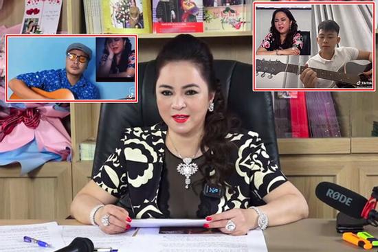 Netizen 'biên nhạc' cho bà Phương Hằng hát live, viral tràn khắp cõi mạng