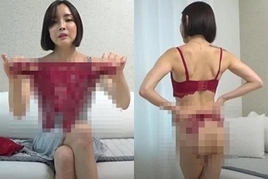 Gái xinh rao bán đồ nội y, có tâm đến mức thay luôn trên livestream