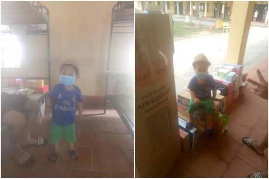 Bé 3 tuổi ở Bắc Giang rời khu cách ly, được về nhà với ông bà