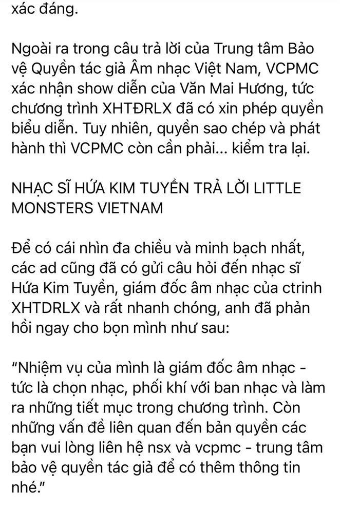 Fan Lady Gaga bất ngờ lật mặt bênh vực Văn Mai Hương: Đời có ai ngờ!-4