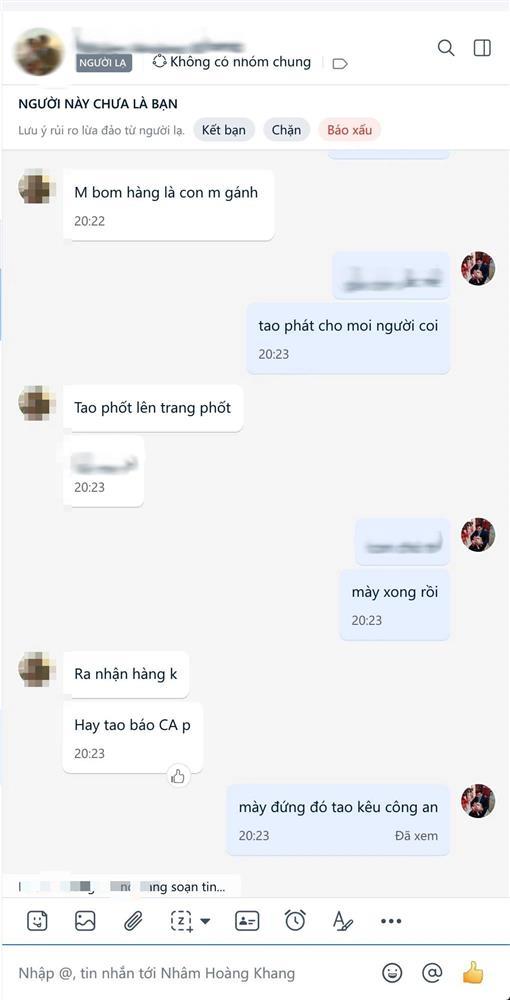 Kẻ xấu giả làm shipper, đến tận nhà hacker Phương Hằng đe dọa-2