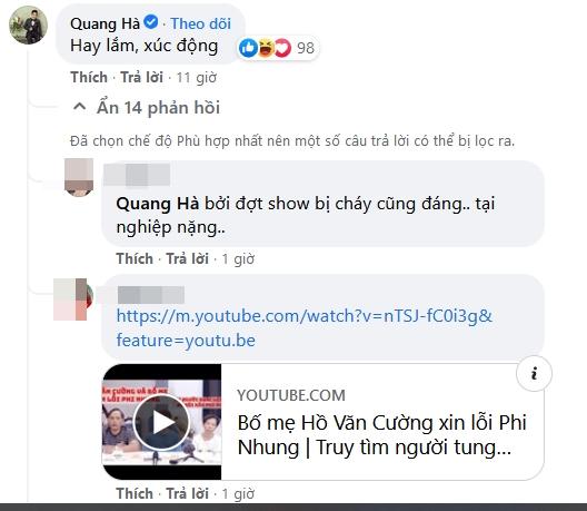 Quang Hà bị dân mạng chửi thẳng mặt vì an ủi Phi Nhung-5