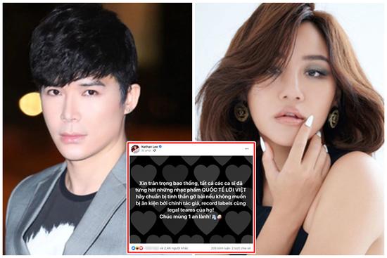 Nathan Lee 'cảnh báo đen' những ca sĩ cover nhạc ngoại không xin phép