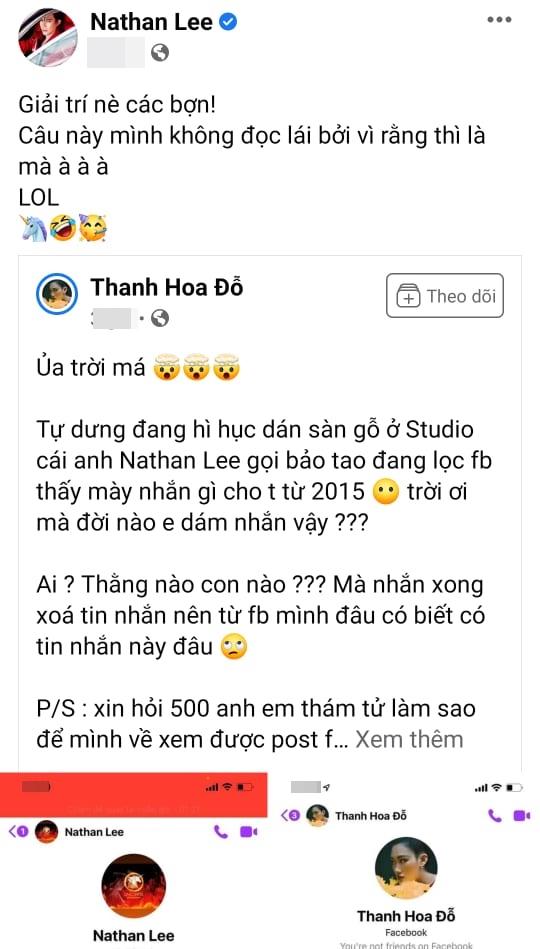 Nathan Lee sờ gáy đàn em trong nghề gửi tin nhắn tục tĩu-5