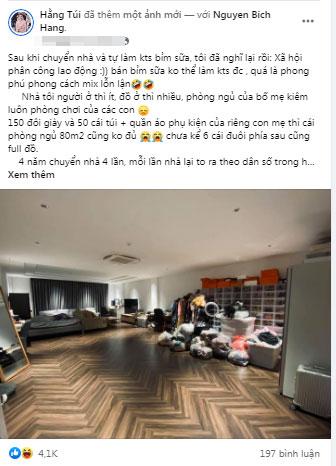 Hằng Túi than 4 năm chuyển nhà 4 lần, ai cũng choáng về độ giàu có-1