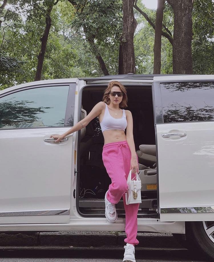 Muốn mặc tông hồng không sến, học ngay Kỳ Duyên - Minh Triệu!-6