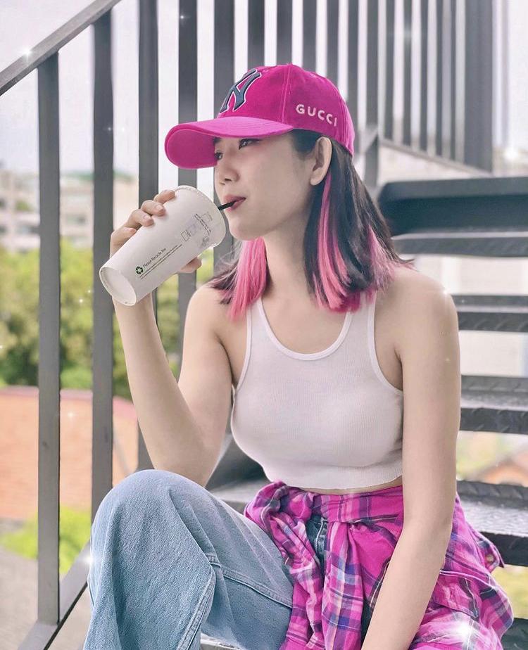 Muốn mặc tông hồng không sến, học ngay Kỳ Duyên - Minh Triệu!-9