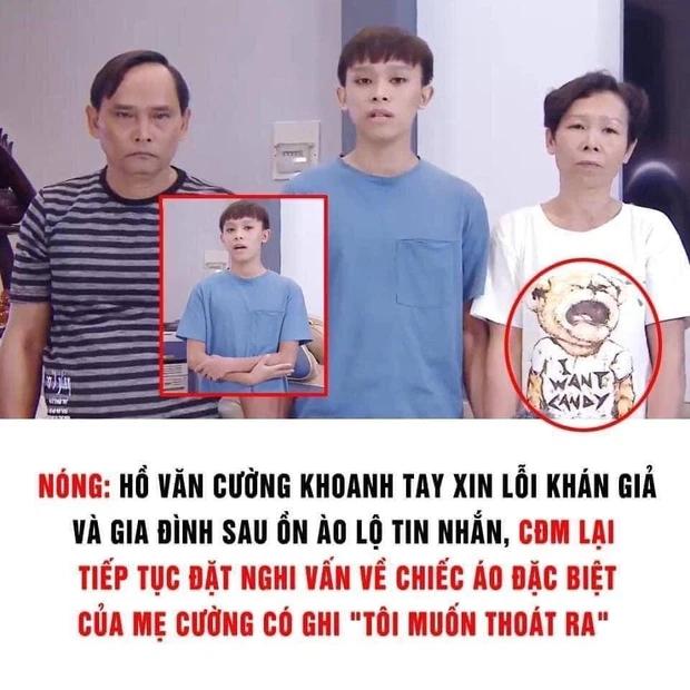 Netizen đặt nghi vấn về chiếc áo đặc biệt của mẹ Hồ Văn Cường trong clip-1