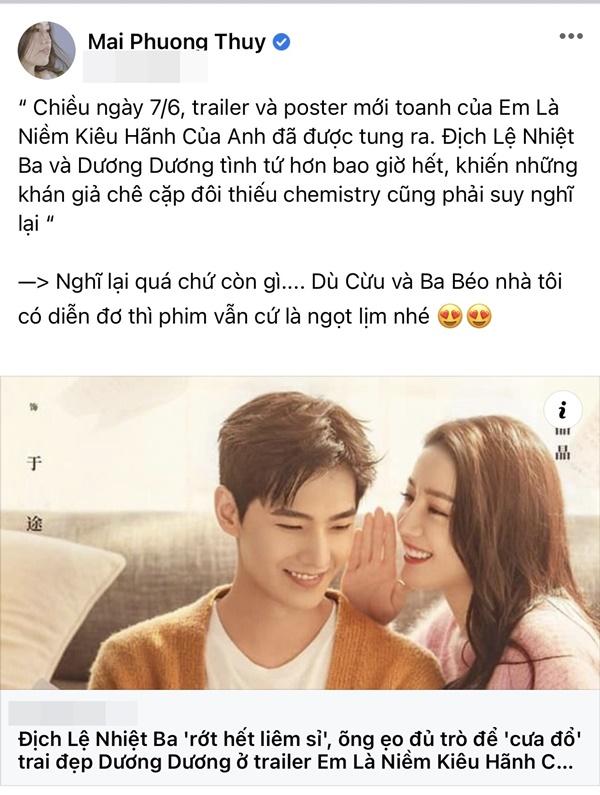 Địch Lệ Nhiệt Ba - Dương Dương bị chê diễn đơ, Mai Phương Thúy nguyện u mê một đời-5