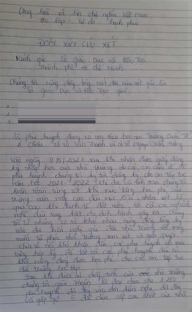 Phụ huynh cầu cứu khi trường quốc tế từ chối nhận con học-1