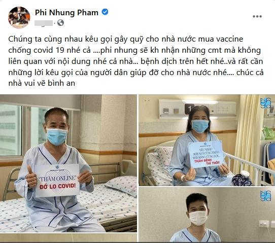 Phi Nhung nói gì về chiếc áo mẹ Hồ Văn Cường in chữ TÔI MUỐN THOÁT-1