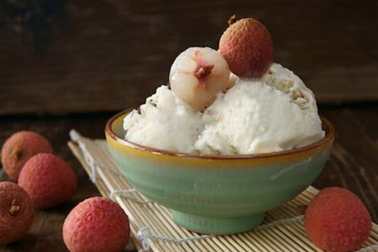 Cách làm kem vải chỉ cần 3 nguyên liệu