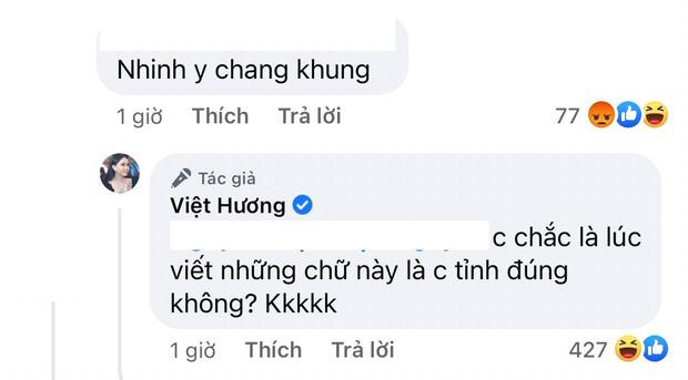 Chồng bị antifan mắng y chang khùng, Việt Hương phản dame sâu cay-3