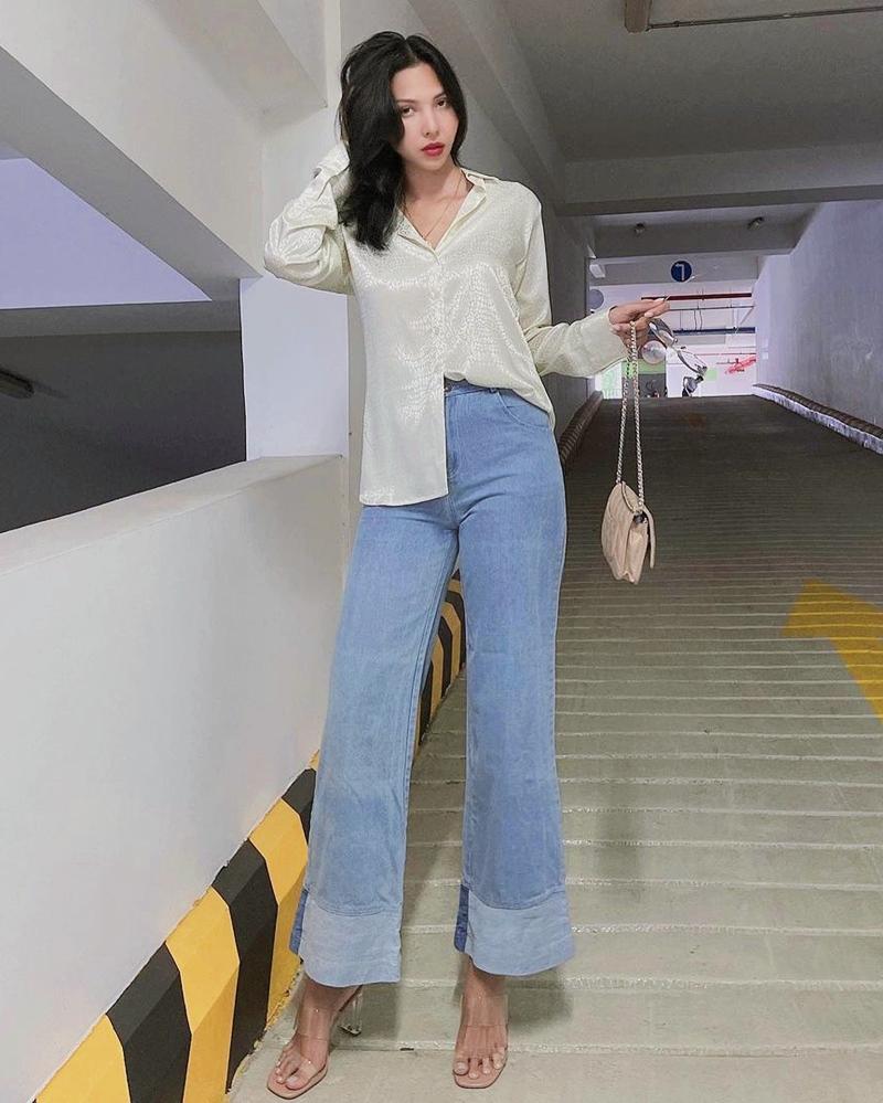 Thúy Ngân diện áo Quốc kỳ mừng tuyển Việt Nam - Kỳ Duyên ngầu đét với style golfer-7