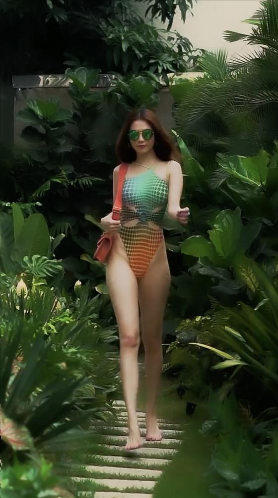 Ngọc Trinh xác nhận mất vòng eo 56, mỡ bụng rung rinh khi mặc bikini sexy-7