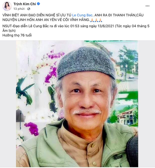 Việt Trinh khóc cạn nước mắt, nghệ sĩ Việt đau buồn khi đạo diễn Lê Cung Bắc qua đời-6