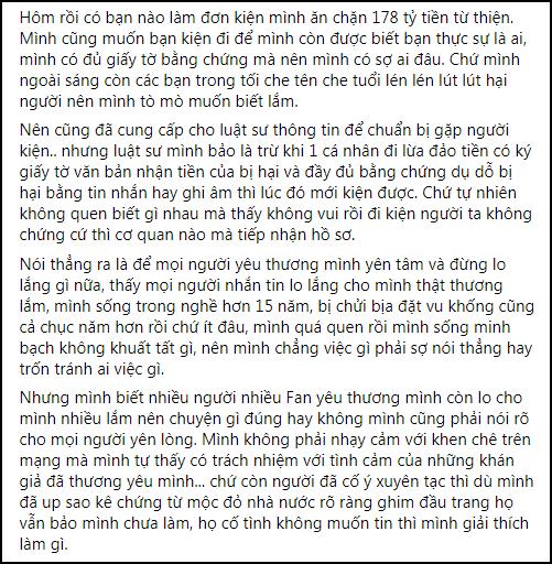 Thủy Tiên nhắn người tố giác không minh bạch 178 tỷ: Kiện luôn đi-2