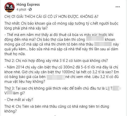 Dân mạng chất vấn 7 bất thường trong việc Thủy Tiên xây biệt thự mới-3