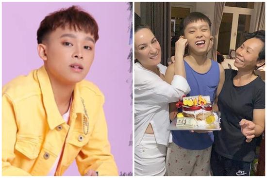 Thái độ lạ của Hồ Văn Cường khi hôn mẹ ruột và mẹ nuôi Phi Nhung