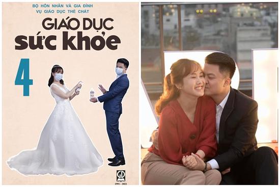 Cách báo hỷ 'có một không hai' thời COVID-19 của cặp đôi Hà thành