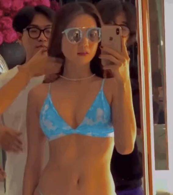 Ekip Ngọc Trinh tụ tập đông người chụp nội y bất chấp lệnh giãn cách-2