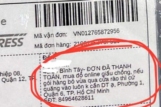 'Thánh săn sale' ghi địa chỉ chuyển hàng khiến shipper chỉ biết cười méo mặt