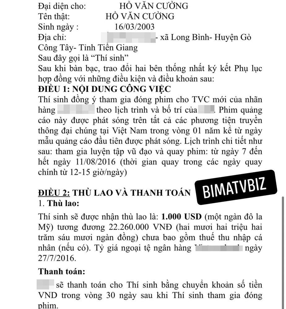 Rò rỉ hợp đồng Hồ Văn Cường, cát-xê khiêm tốn dù ở thời đỉnh cao-5