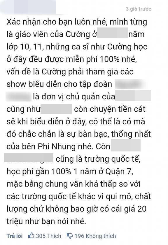 Giáo viên cũ nói Hồ Văn Cường được miễn 100% học phí, nhà trường nói sao?-1
