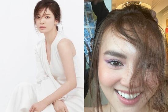 Ninh Dương Lan Ngọc makeup giống Song Hye Kyo nhưng lại khiến fan tá hỏa