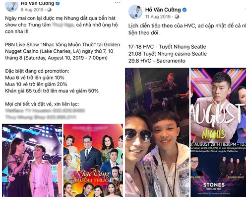 Bằng chứng Hồ Văn Cường 2 năm dịch dã vẫn đi hát chứ không ở nhà chờ má nuôi-3