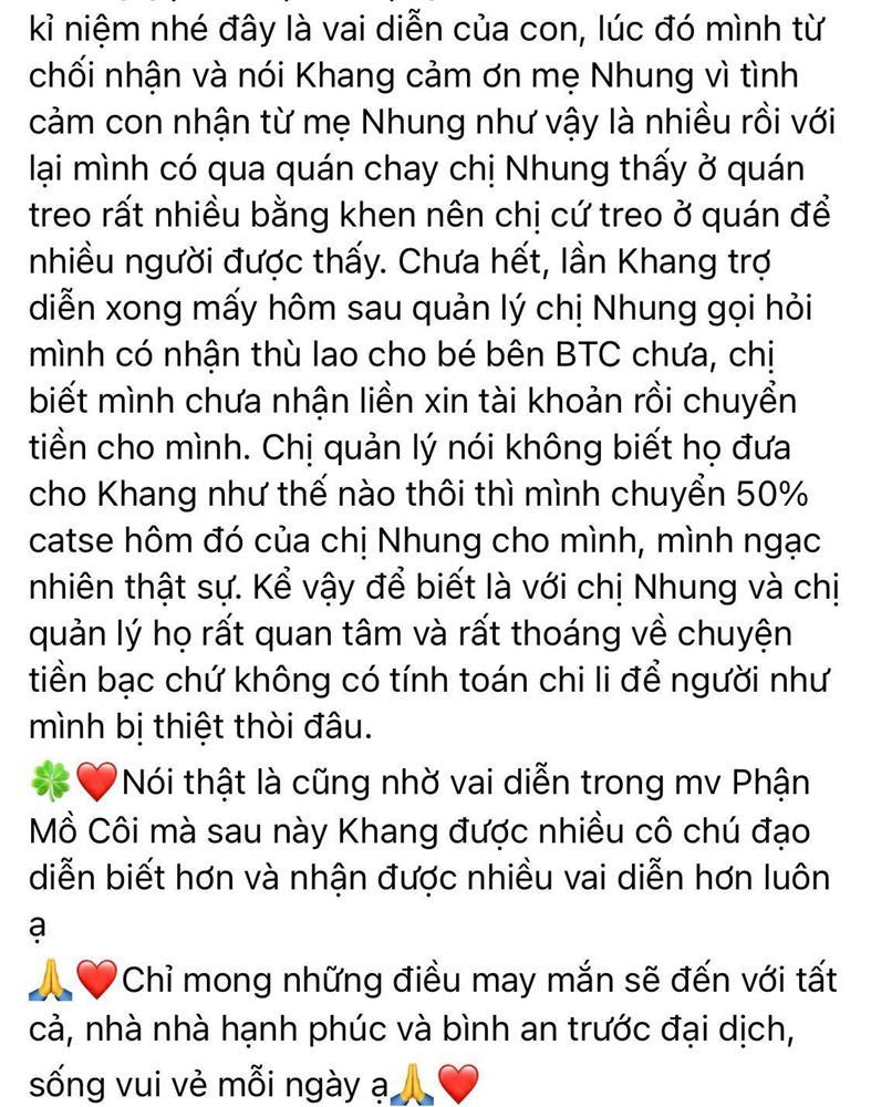 Ba sao nhí Huy Khang nói về Phi Nhung và Hồ Văn Cường: Họ tình cảm lắm-4