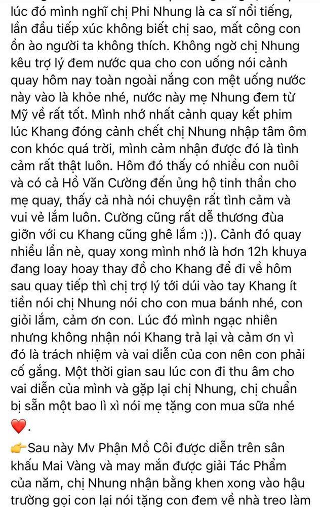 Ba sao nhí Huy Khang nói về Phi Nhung và Hồ Văn Cường: Họ tình cảm lắm-3