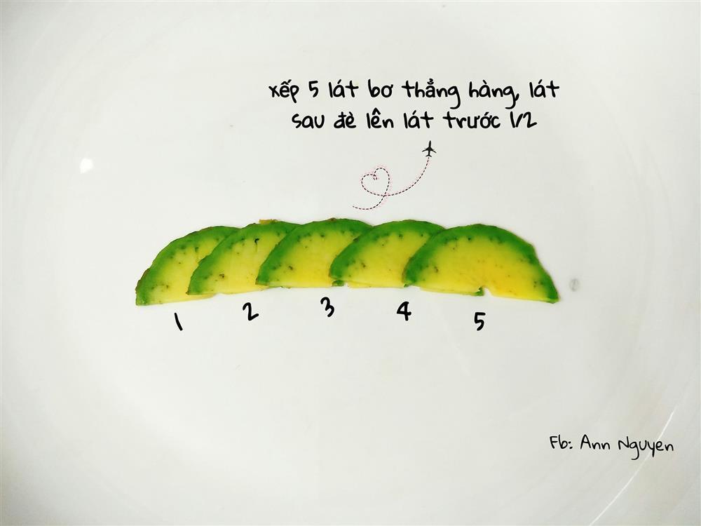 Cách xếp trái bơ thành bông hoa chỉ vài bước, ai làm cũng thành công luôn-4