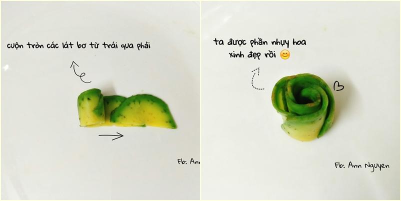 Cách xếp trái bơ thành bông hoa chỉ vài bước, ai làm cũng thành công luôn-5