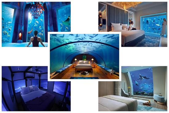 5 khách sạn hạng sang nằm dưới mặt nước biển