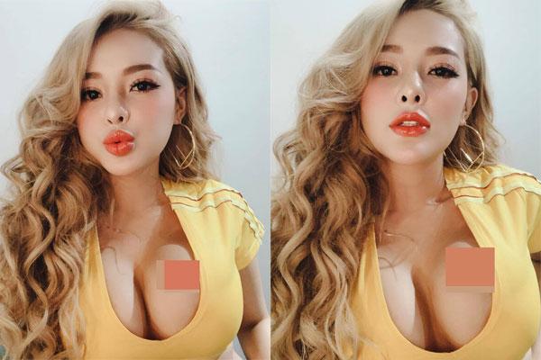 Nữ MC nóng bỏng vắt chân hớ hênh, lộ việc không mặc nội y dẫn bản tin Euro-3