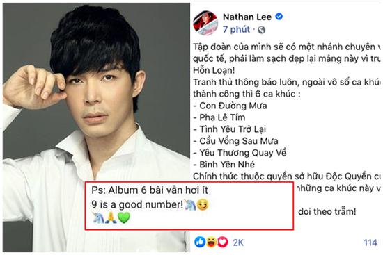 Nathan Lee tuyên bố 'xúc' 9 bài hit của Cao Thái Sơn nhưng mới chốt deal được 6