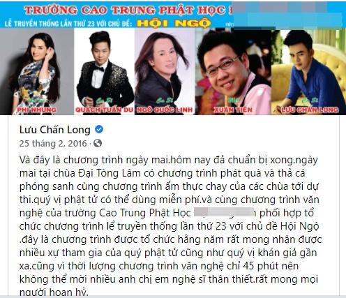 Lưu Chấn Long phản dame chứng minh Phi Nhung thực sự đòi tiền đổ xăng 40 triệu-5