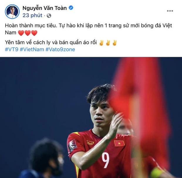 Văn Toàn chia sẻ sau trận đấu UAE: Yên tâm về cách ly và bán quần áo rồi-1