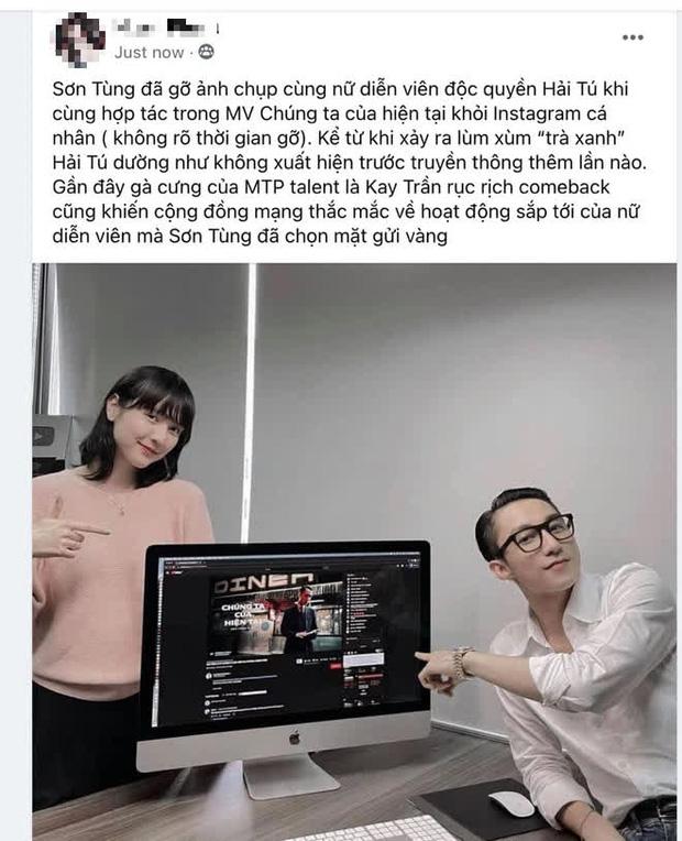Nghi vấn Sơn Tùng M-TP có động thái dứt tình Hải Tú?-2