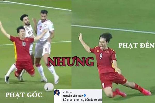 Lan truyền ảnh trọng tài đứng cười khi Công Phượng bị UAE đốn ngã-6