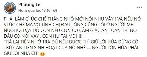 Hoa hậu Phương Lê tuyên bố tạm tha Phi Nhung, lý do là gì?-3