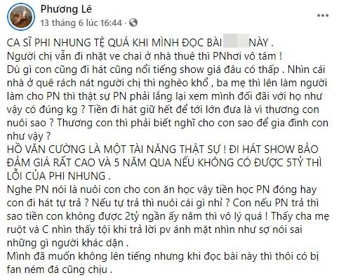 Hoa hậu Phương Lê tuyên bố tạm tha Phi Nhung, lý do là gì?-6