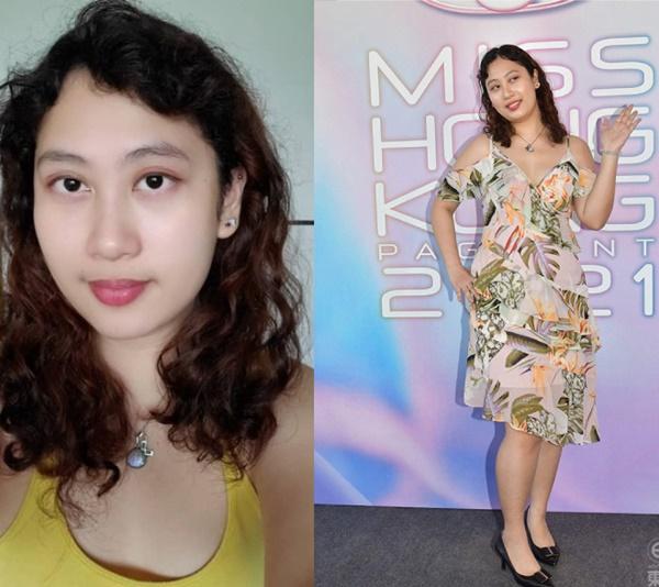 Cô gái mặt bà thím vào vòng 2 Hoa hậu Hong Kong-2