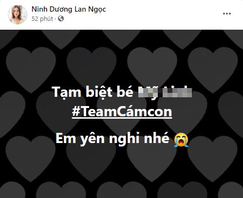 Ninh Dương Lan Ngọc bàng hoàng khi fan ruột trẻ tuổi qua đời-1