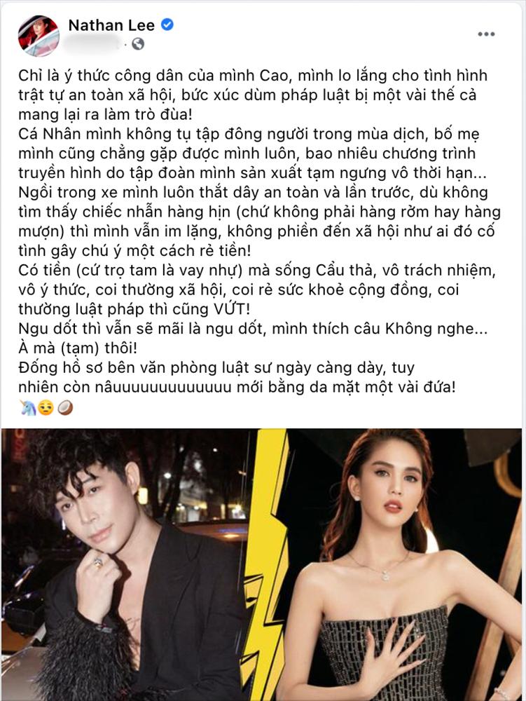 Phải chăng Nathan Lee lại khịa Ngọc Trinh: Làn da trắng bệch tạp chất!-1