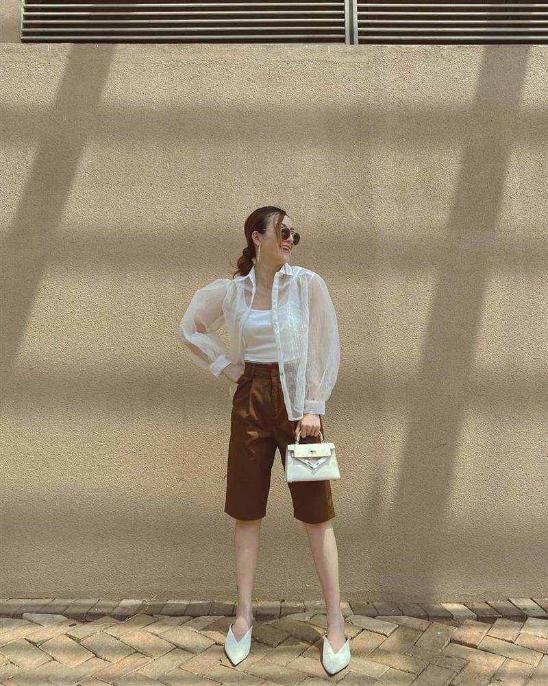 Học Kỳ Duyên, Đông Nhi mix quần short Bermuda vừa đi làm tiện đi chơi-8